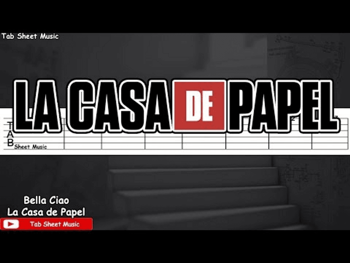 Moda La casa de papel (Bella Ciao)- guitarra Tutorial 