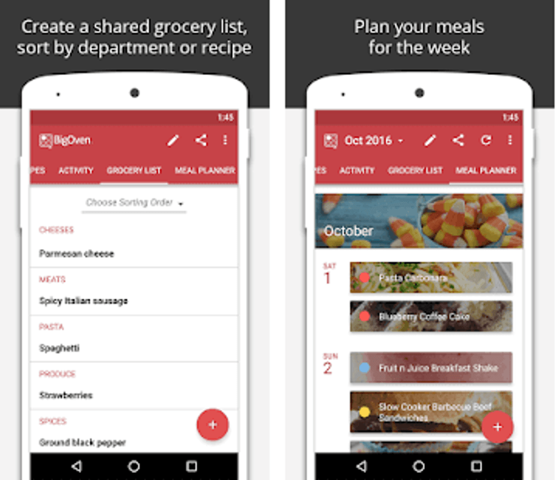 App BigOven Recipes & Meal Planner