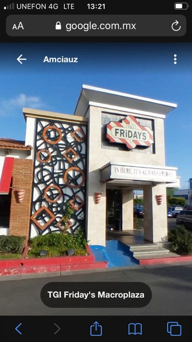 Restaurants TGI Friday's Macroplaza