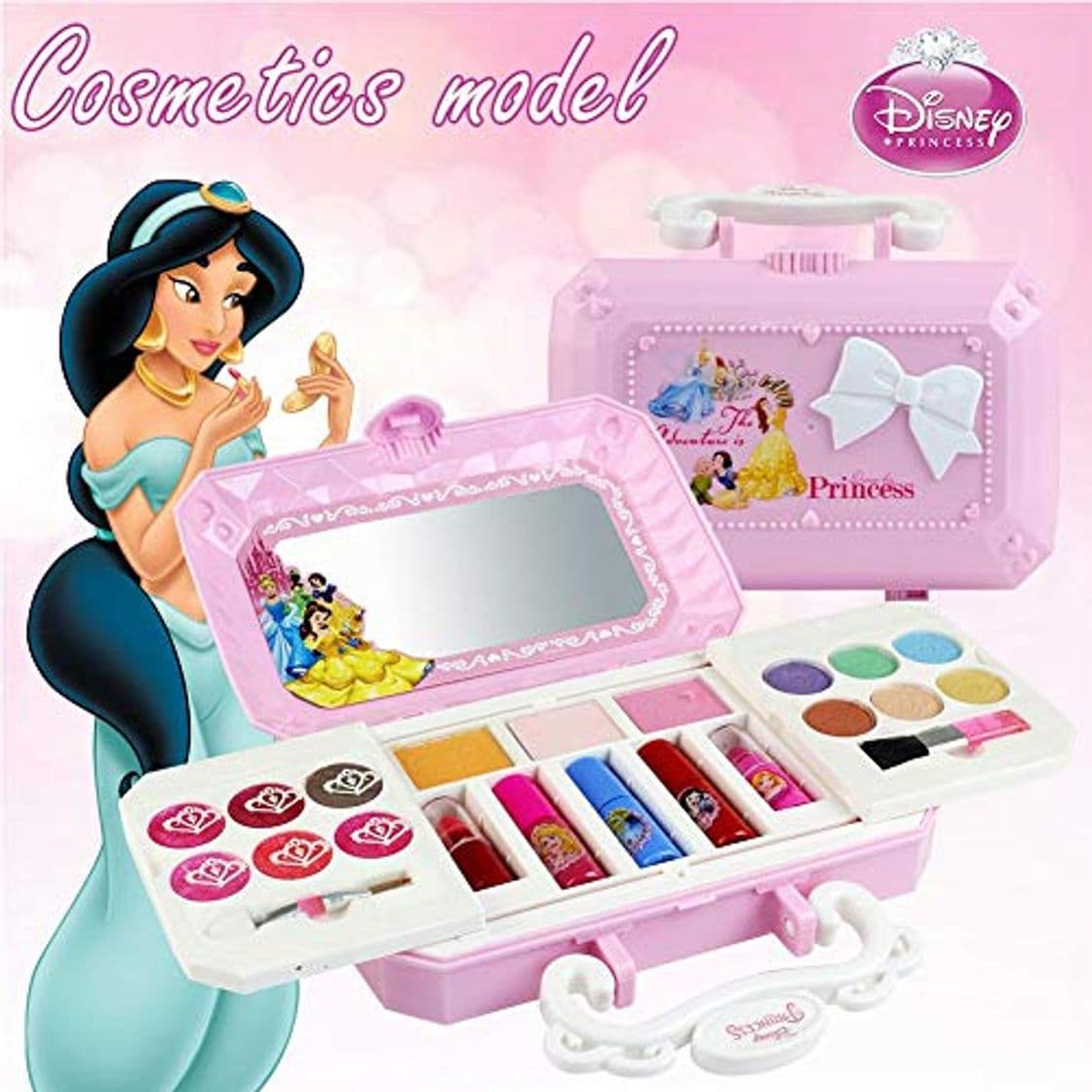 Producto Kitabetty Juguete De Maquillaje, 23 Piezas De Princesa Disney, Kit De Maquillaje