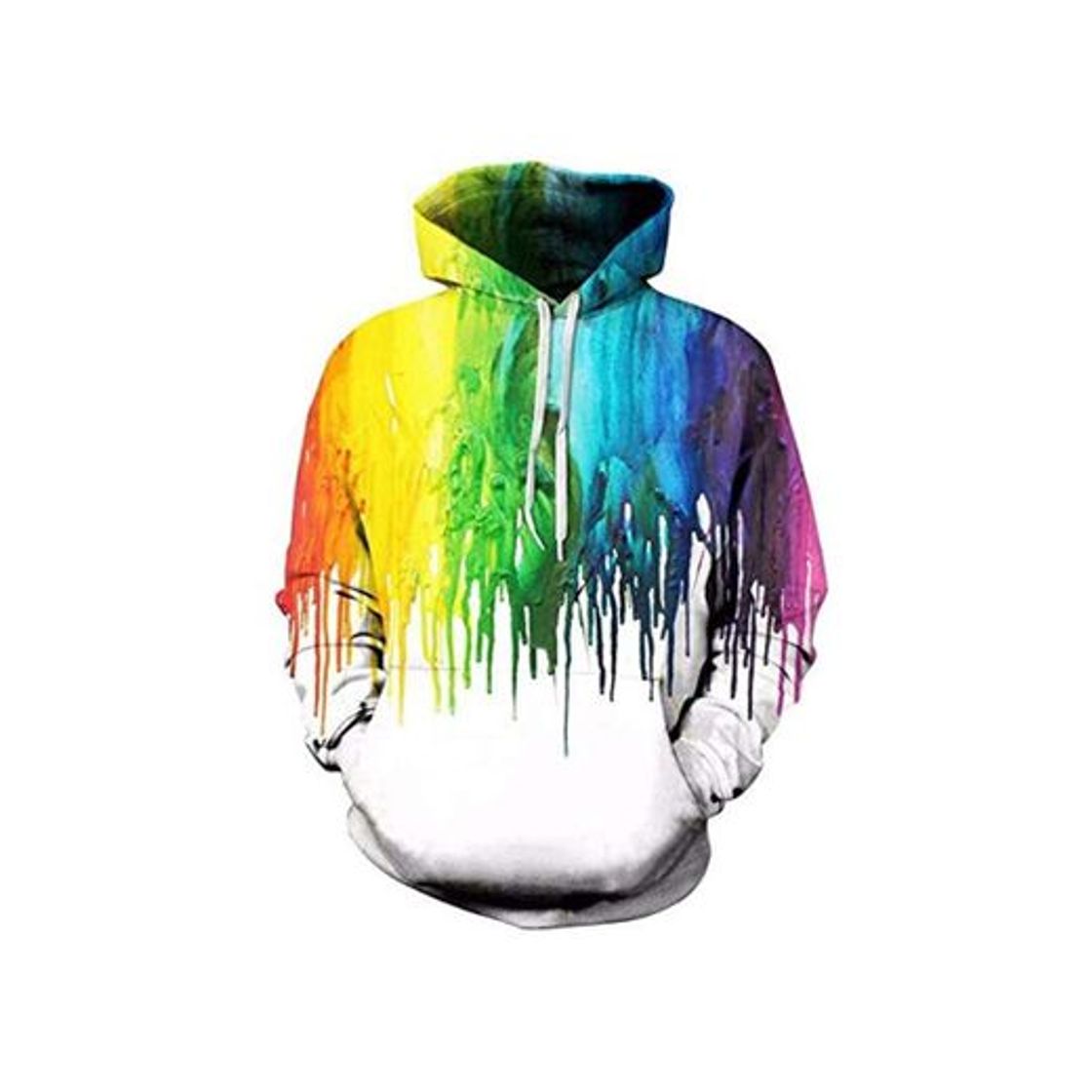 Moda SMYUI 3D Hoodies Sudaderas con Hombre Divertida Divertida Impresión Pullover Bolsillos Art