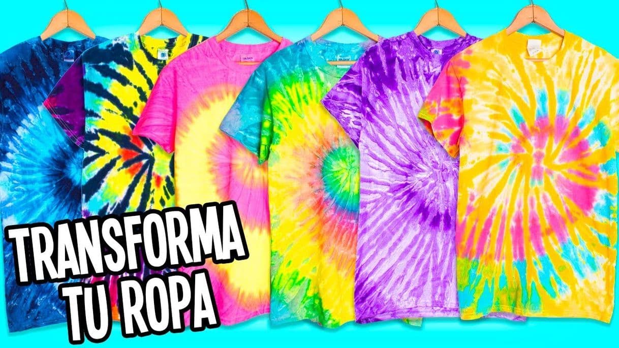 Moda transforma tu ropa vieja a nueva ❤️tiñe tus playeras/remeras tie dye