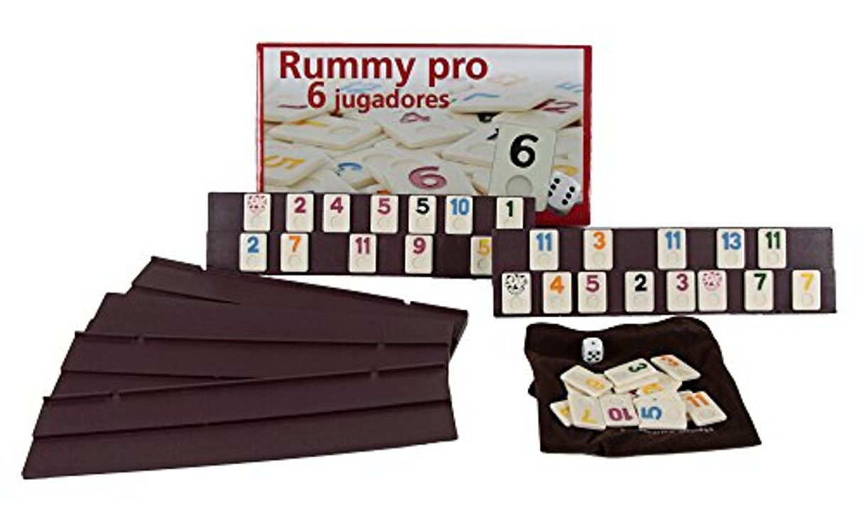 Producto Aquamarine Games - Rummy, 6 jugadores