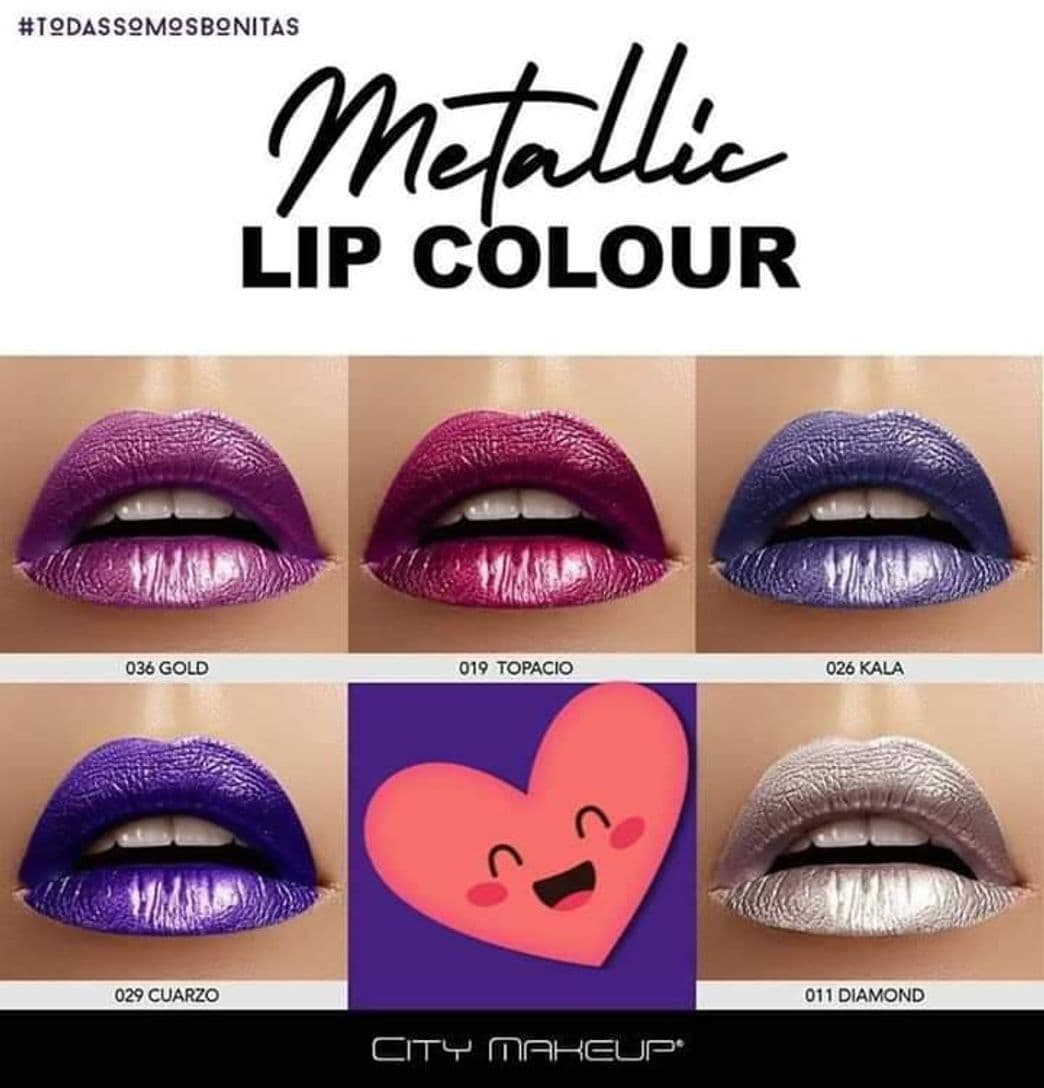 Moda ••Labiales metálicos•• 

✨#citymakeup