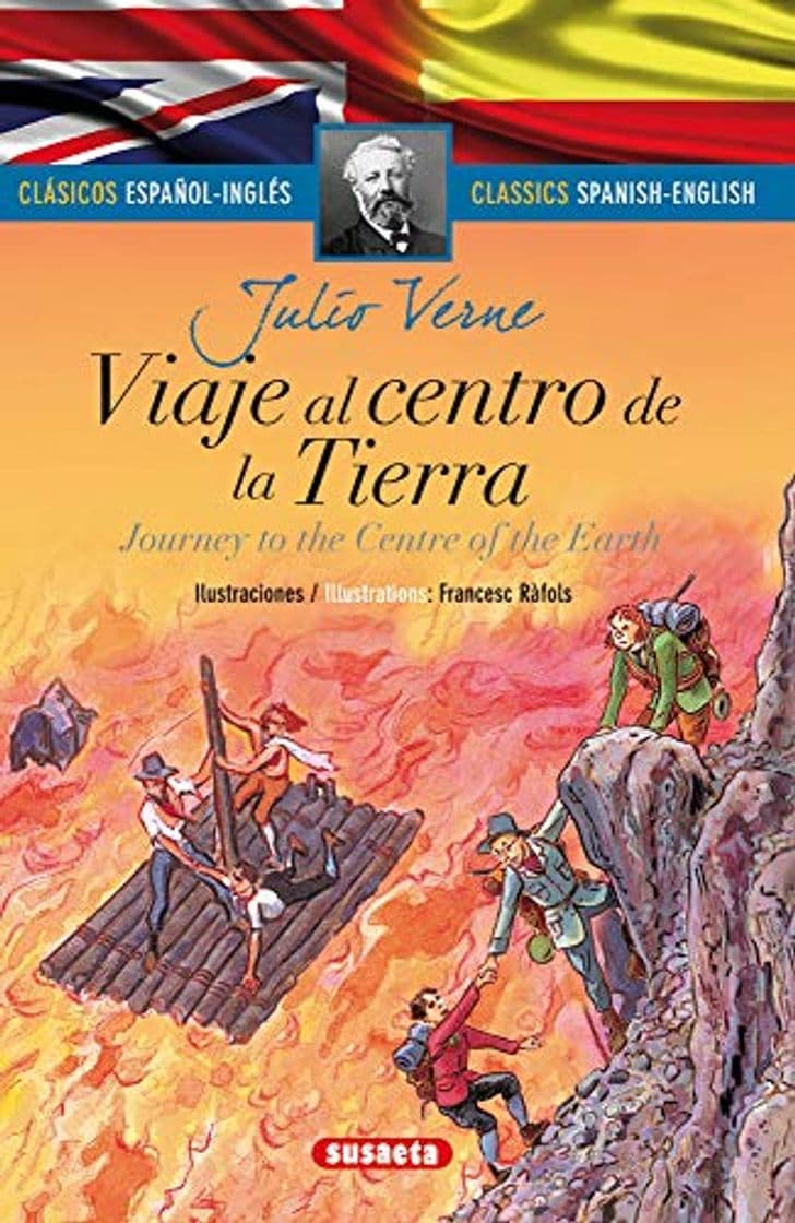 Libro Viaje al centro de la tierra - español/inglés