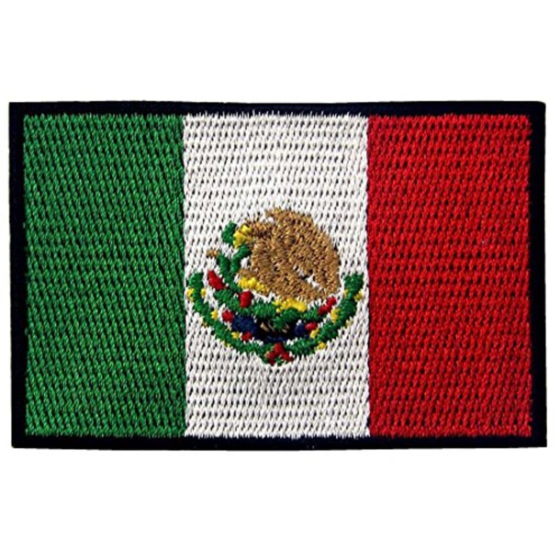 Product Bandera de México Parche Bordado de Aplicación con Plancha