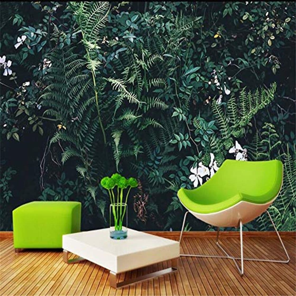 Product Fotomural Papel Pintado Adesivo Muralecustom Large 3D Wallpaper Mural Plantas Verdes Sala De