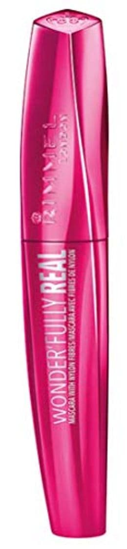 Beauty RIMMEL Rímel Wonderfully Real Negro Producto Cosmético Make Arriba