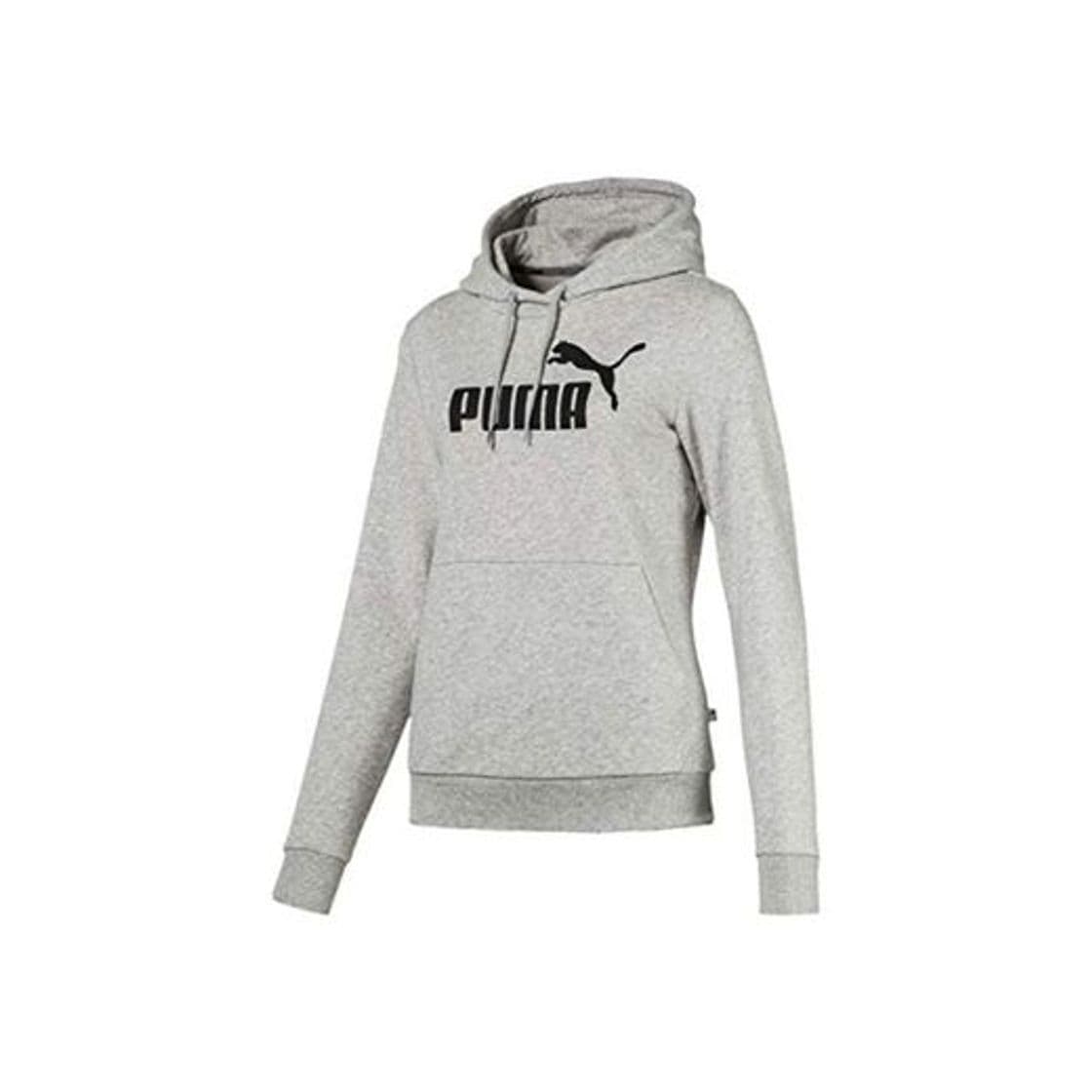 Fitness PUMA ESS Logo Hoody TR Sudadera, Mujer, Gris