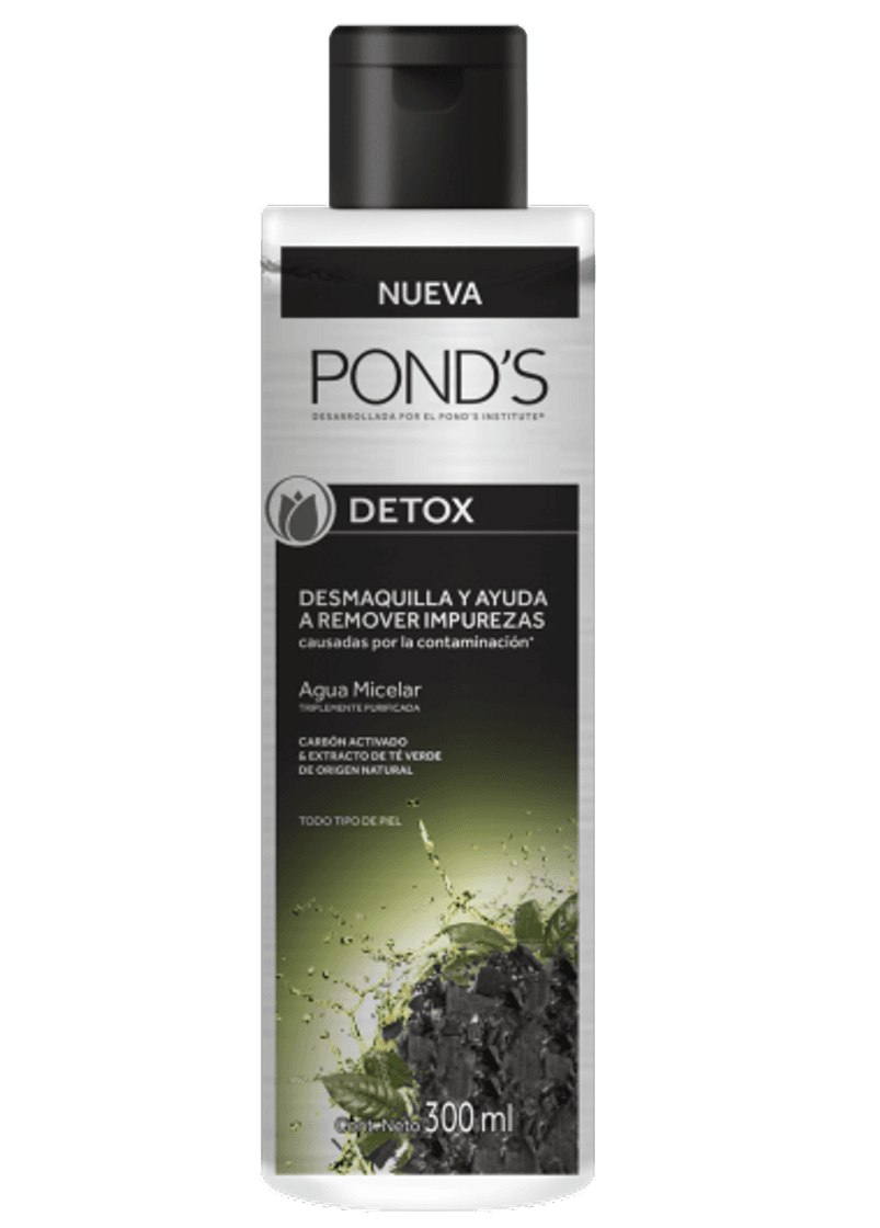 Product POND’S Agua Micelar detox carbón activado y té verde 