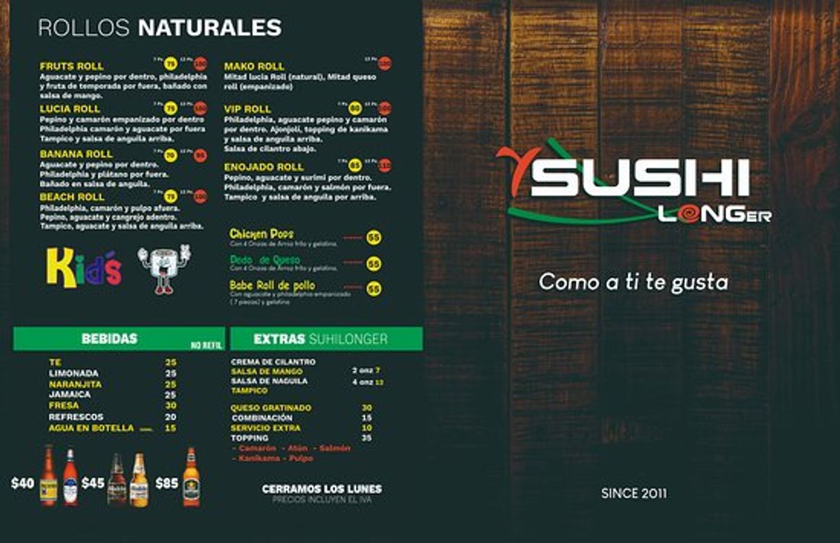 Restaurantes Sushi Longer Forjadores