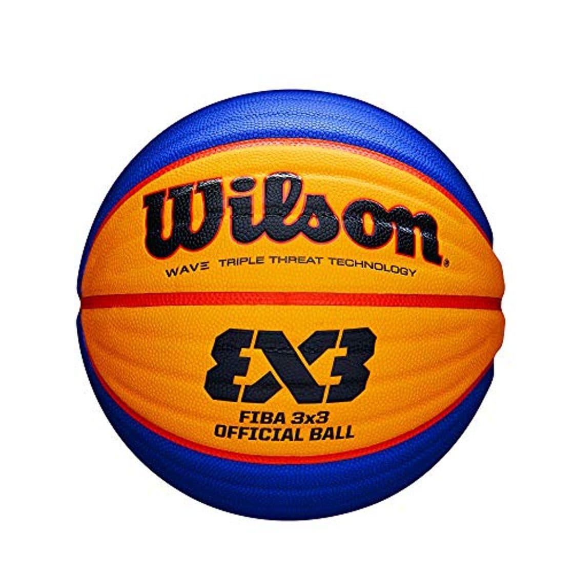 Product Wilson WTB0533XB Pelota de Baloncesto Fiba 3x3 Caucho Interior y Exterior, Adultos