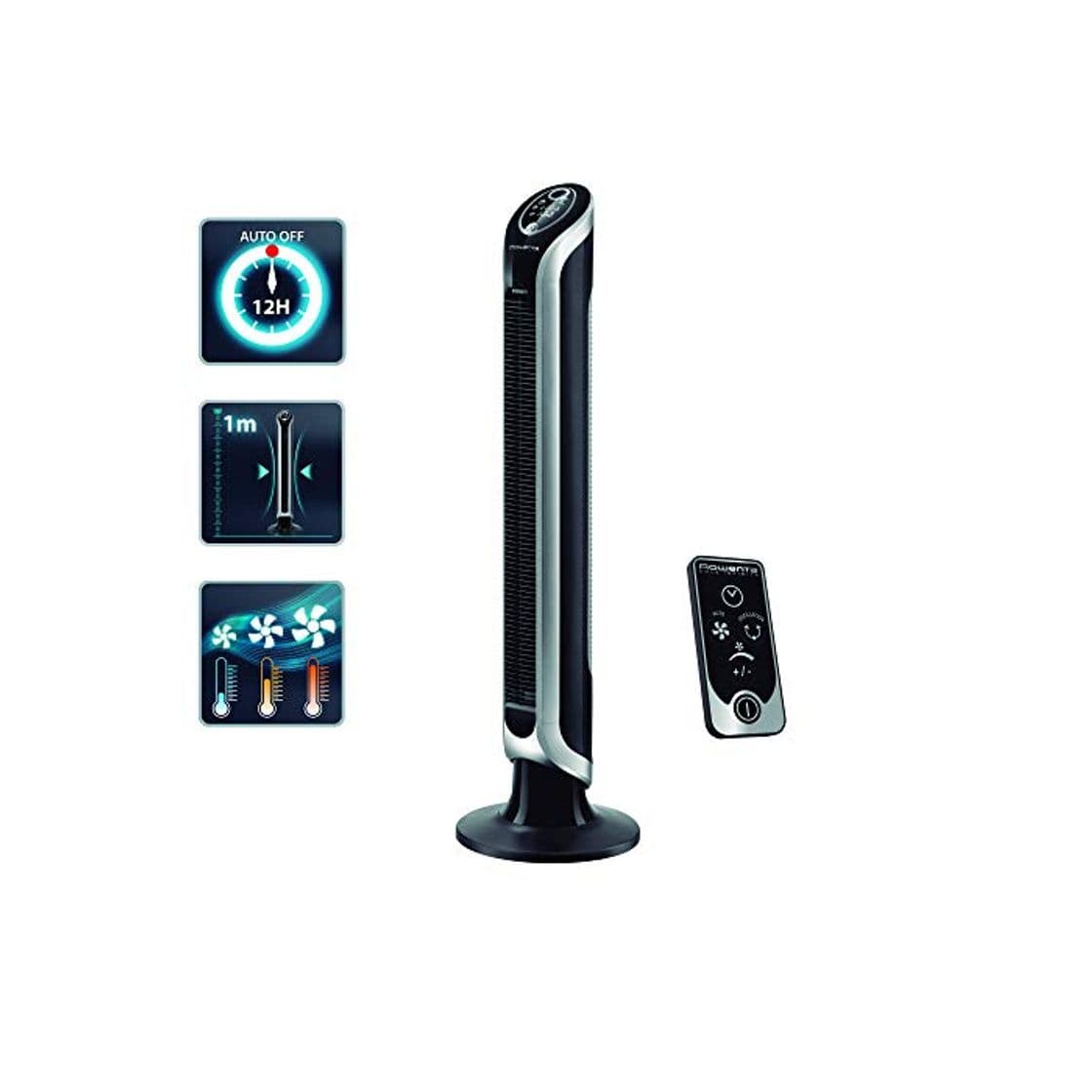 Product Rowenta Eole Infinite Digital VU6670F0 Ventilador de torre de pie de 1