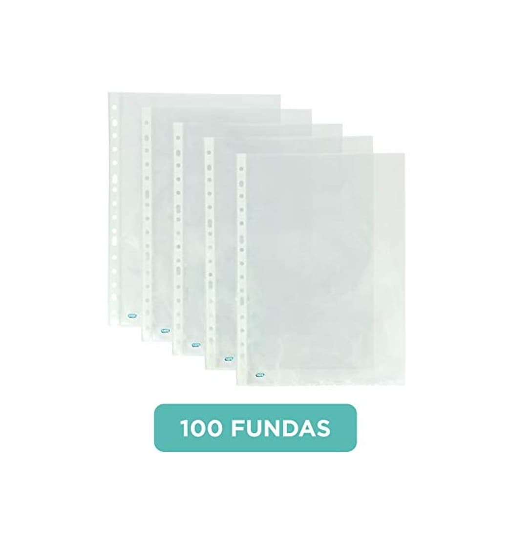 Product Elba 400005366 - Caja de 100 fundas polipropileno multitaladro