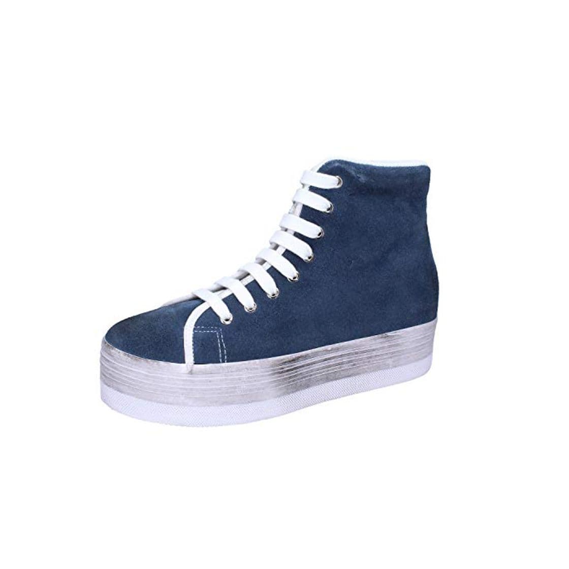 Fashion JEFFREY CAMPBELL Sneakers Mujer Gamuza Azul 41 EU