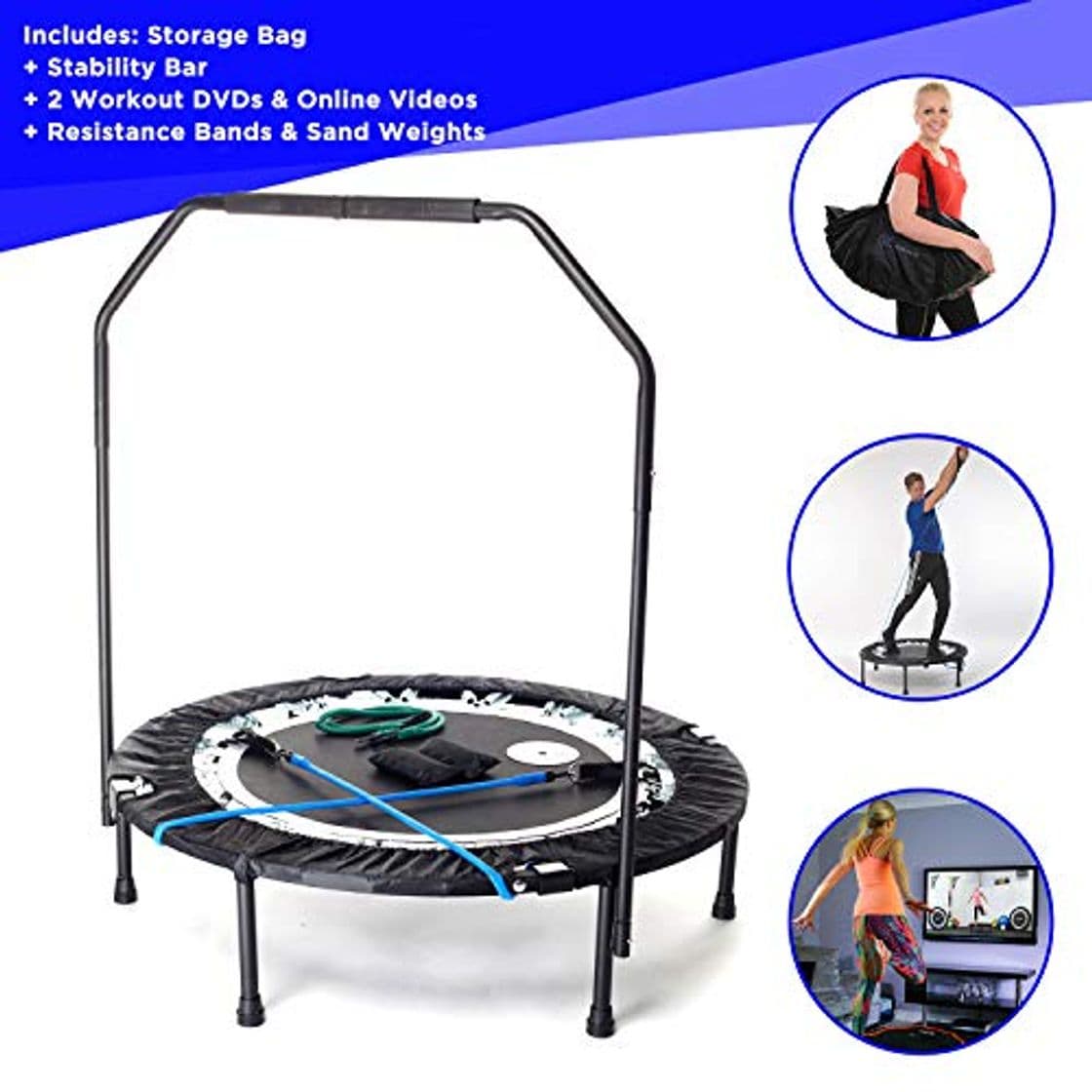 Producto Maximus Pro Rebounder - Trampolin Fitness Plegable