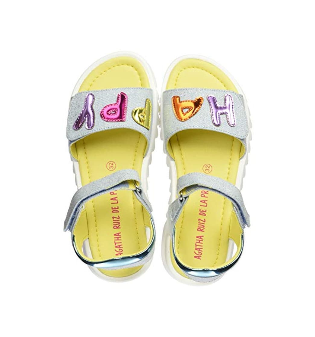 Moda Agatha Ruiz de la Prada 202960, Sandalias con Punta Abierta para Niñas,