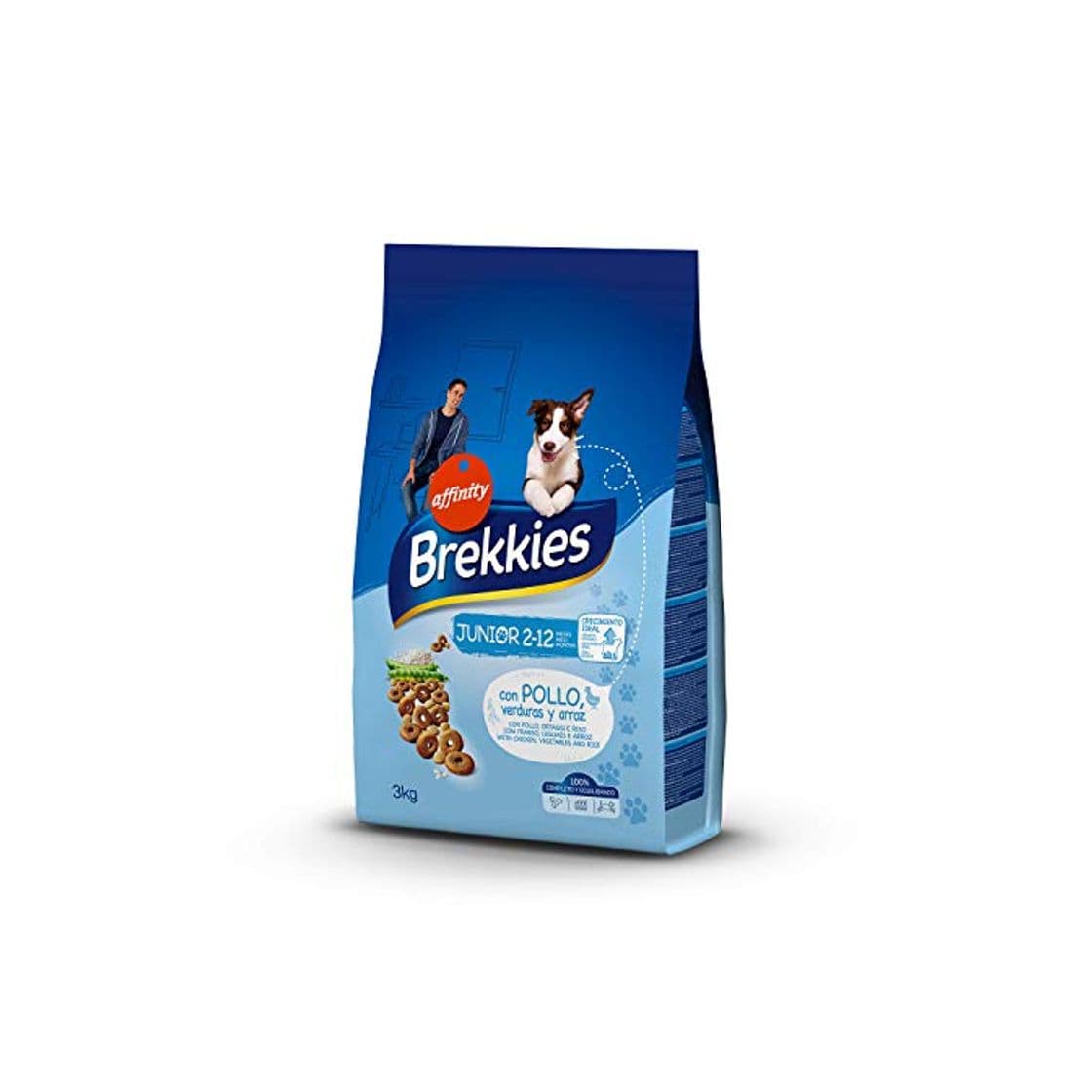 Producto Brekkies Pienso para Perros Junior con Pollo