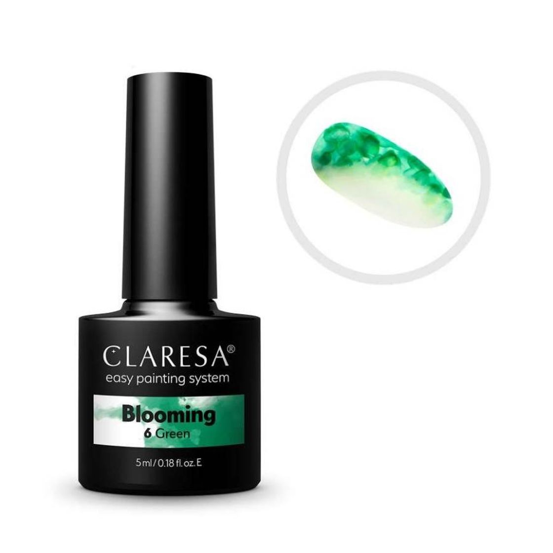 Moda Esmalte acuarela verde hierba