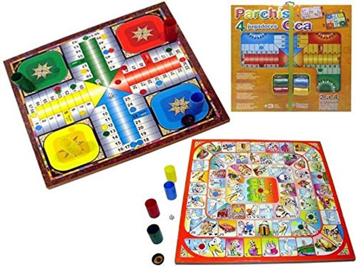 Producto Parchis Oca 40x40cm Tablero Con Fichas