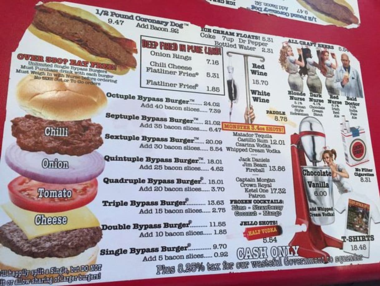 Restaurants Heart Attack Grill