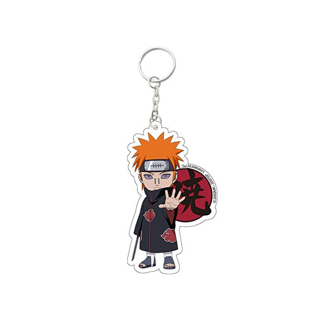 Product nobranded Anime Naruto Akatsuki Uchiha Itachi Cosplay Props Pein Pain Sasori Konan Deidara Kisame Kids Adult PVC Llavero Colgante Juguete Nuevo