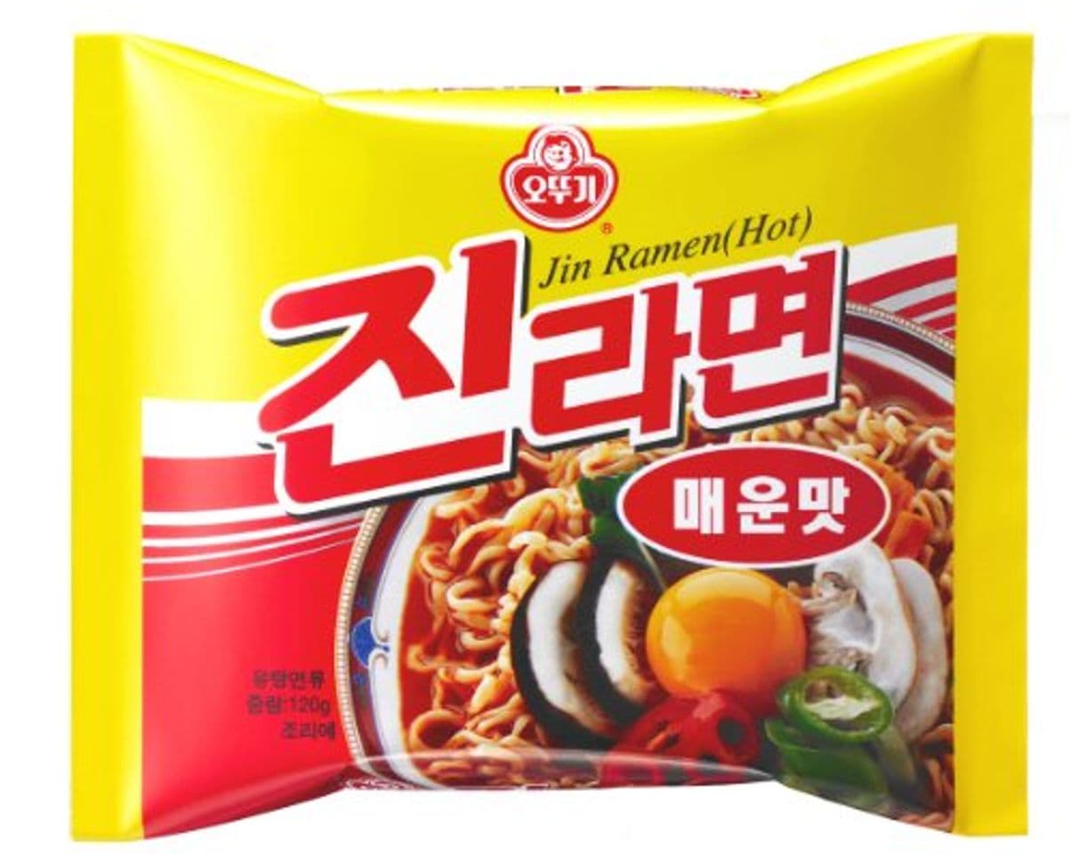 Product Sopa de fideos Jin Ramen Caliente OTTOGI 120g Corea