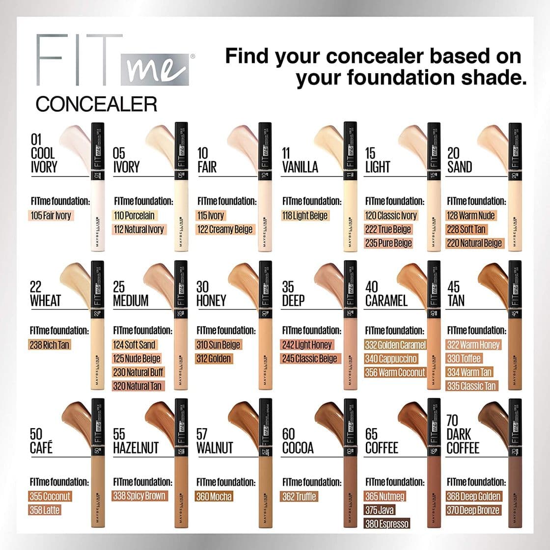 Belleza Maybelline Fit Me Corrector, Tono