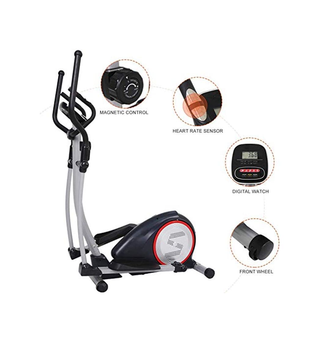 Producto no bland Elíptica Cross Trainer Elíptico Máquina Cross Trainer 2 en 1 Bicicleta estática