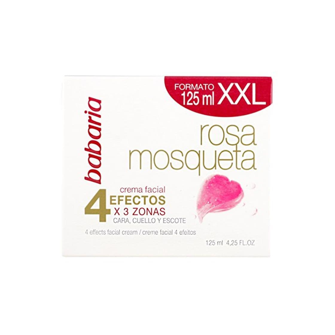 Belleza Babaria Rosa Mosqueta Crema Facial 4 Efectos Tratamiento Facial