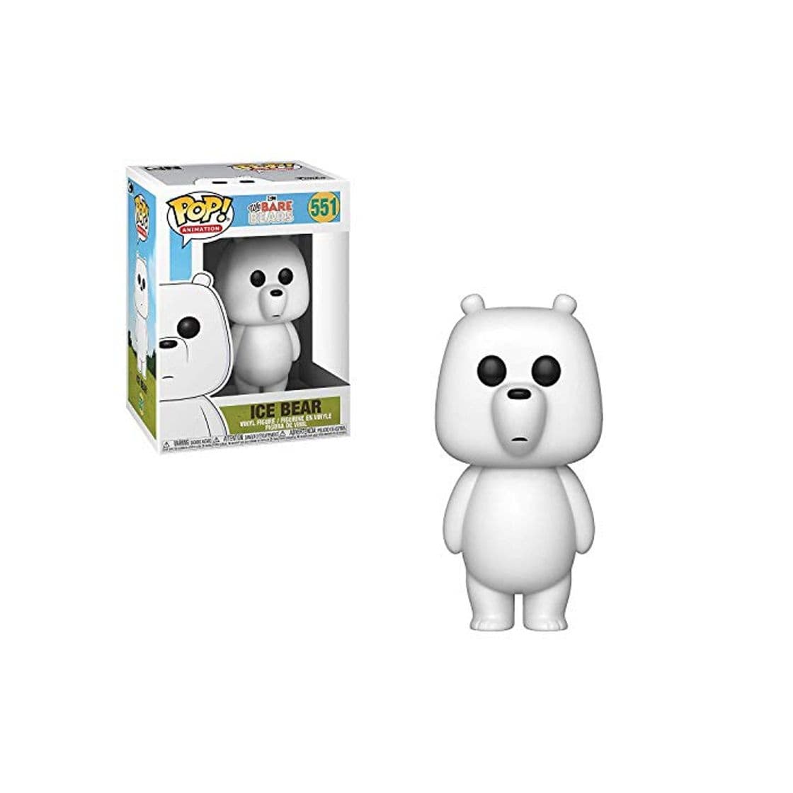 Producto Funko-Pop Vinilo: We Bare Bears: Ice Bear Figura Coleccionable, Multicolor, Talla Única