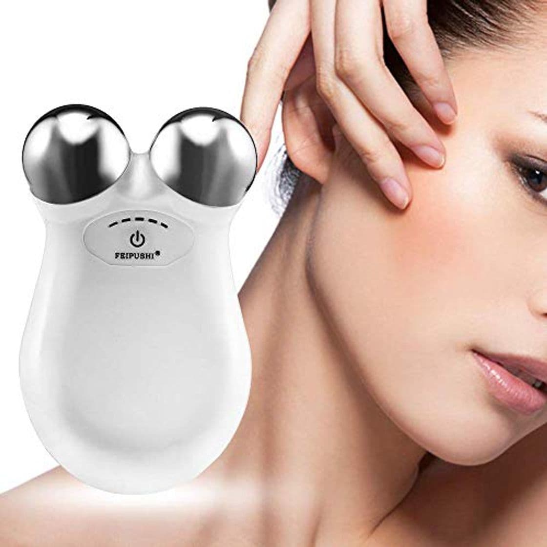 Product Mini microcorriente Máquina de estiramiento facial Estiramiento de la piel Rejuvenecimiento Spa Toner facial y juego de regalo ELE Fácil de usar En casa Limpiado por la FDA