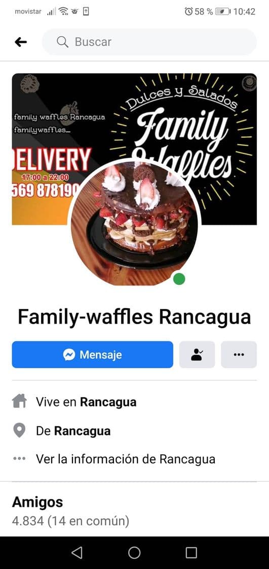 Fashion Delivery de waffles en rancagua