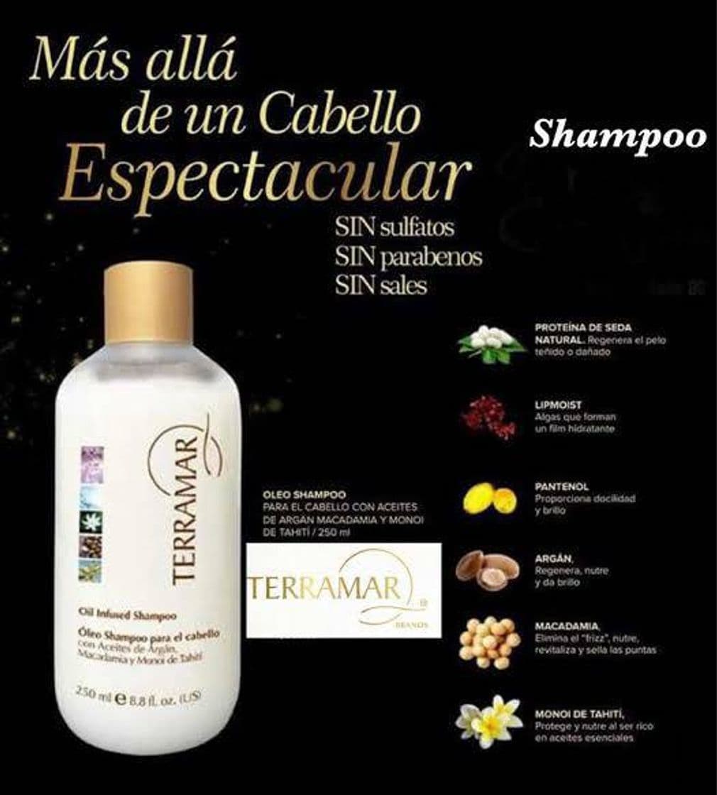 Moda Shampoo mascarilla y oleo de argán TERRAMAR 