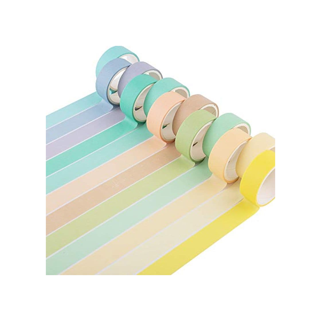 Producto Yubbaex 12 Rollos Washi Tapes Set de Cinta Adhesiva Washi Cinta Adhesiva