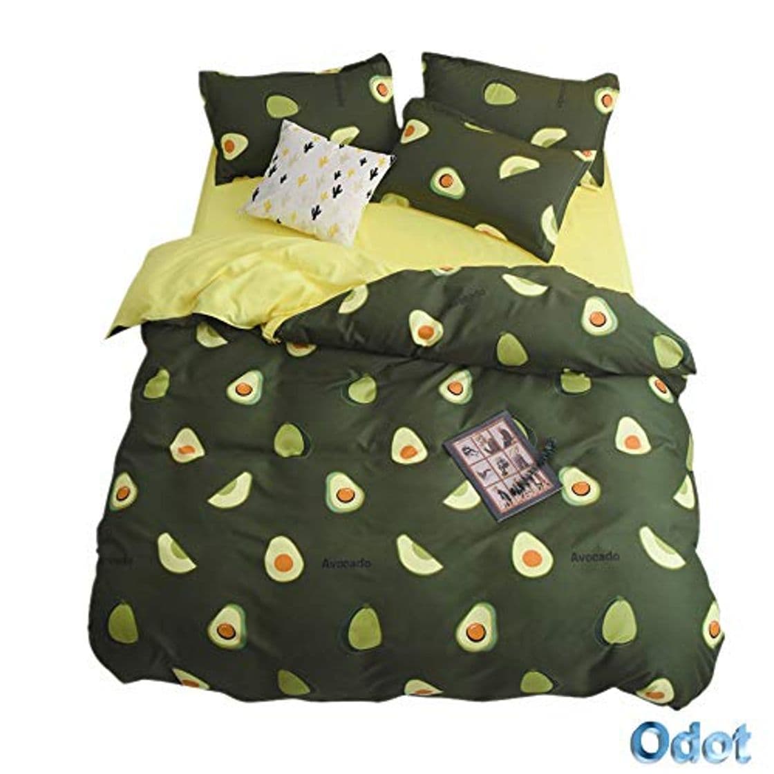 Product Odot Juego de Ropa de Cama con Funda de Edredón Nórdico de