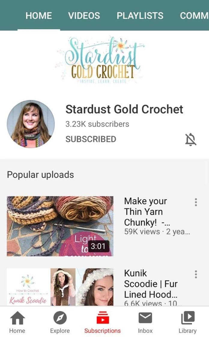 Moda Stardust Gold Crochet - YouTube