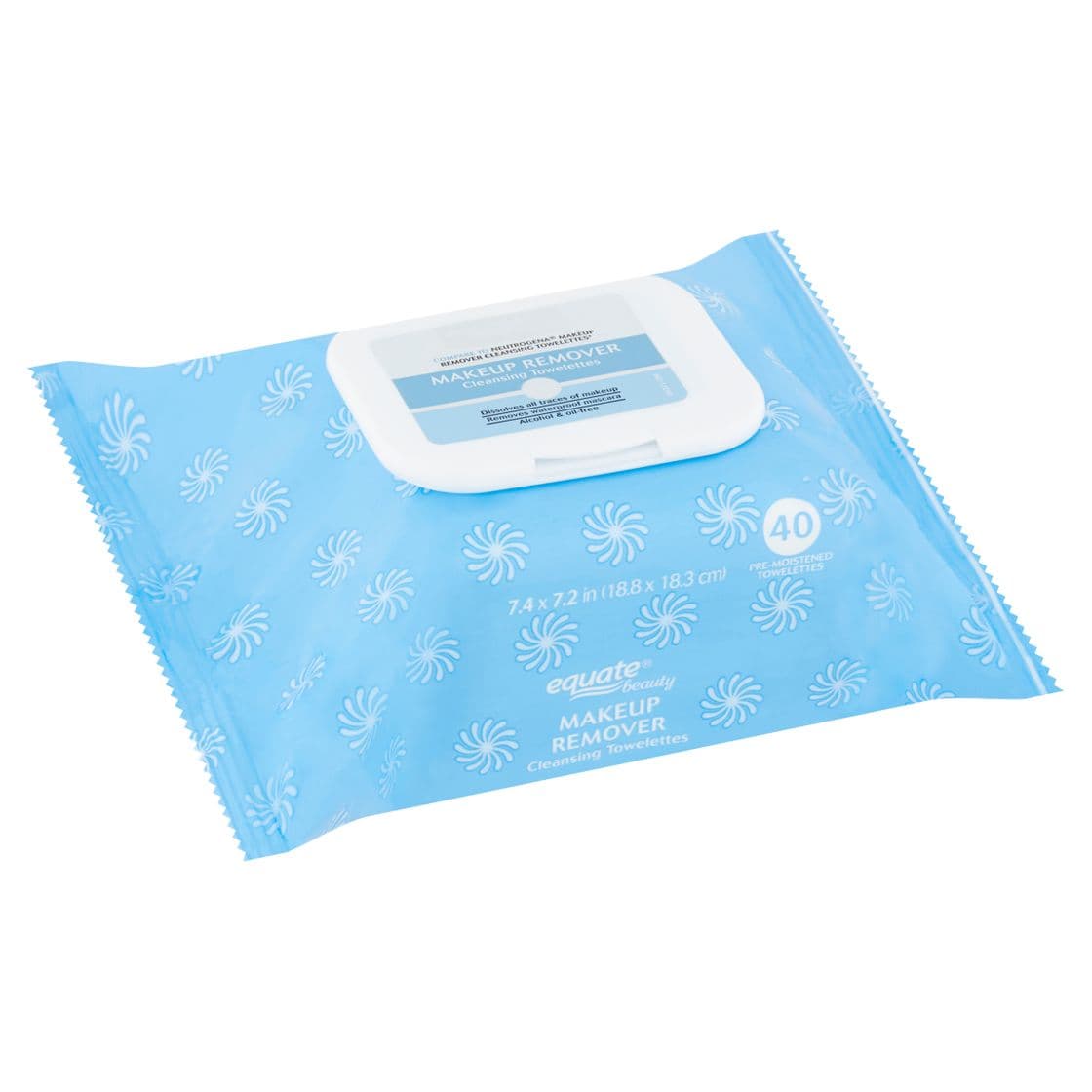 Fashion Equate Beauty Makeup Remover Wipes, 40 count 