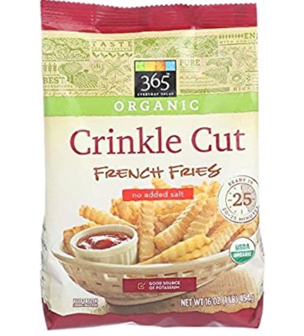 Fashion Organic Crinkle Cut French Fries, No Added Salt