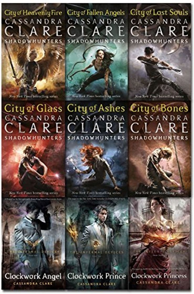 Book Cassandra Clare Mortal Instruments & Infernal Devices Collection 9 Books Set Pack