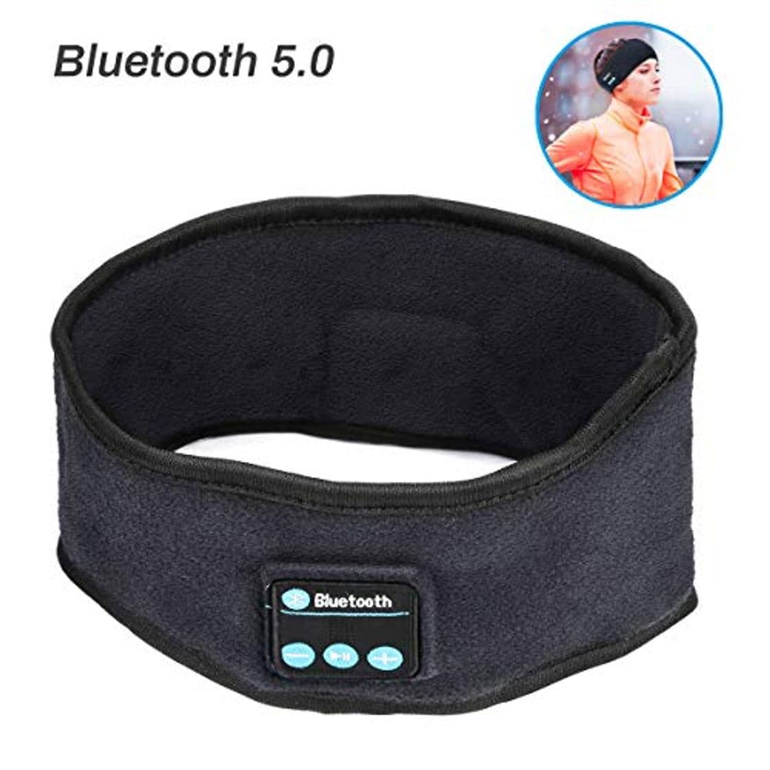 Product Zwini Bluetooth Headband Música inalámbrica Diadema Deportiva Auriculares para Dormir Altavoces estéreo