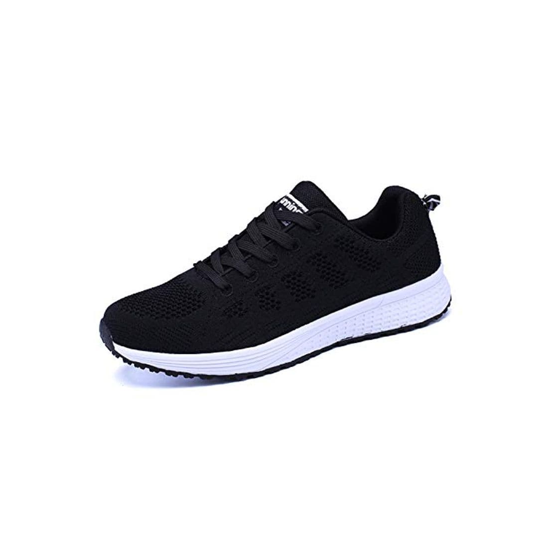 Product Lanchengjieneng Mujer Entrenador Zapatos Gimnasio Deportes atléticos Zapatillas de Deporte Malla Informal Zapatos para Caminar Encaje Plano Negro EU 41