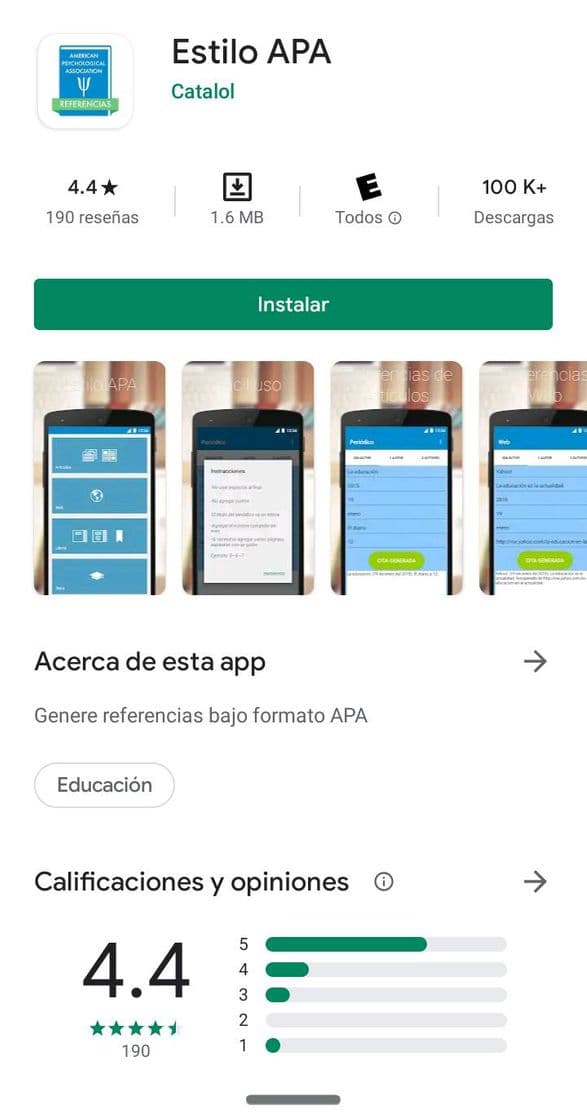 App Estilo APA