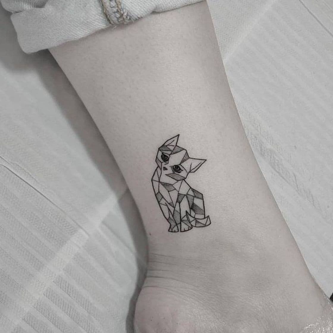 Moda Tatuaje de gato cubic