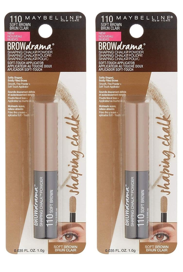 Moda Maybelline Brow Drama Shaping Chalk Powder #100 Blonde