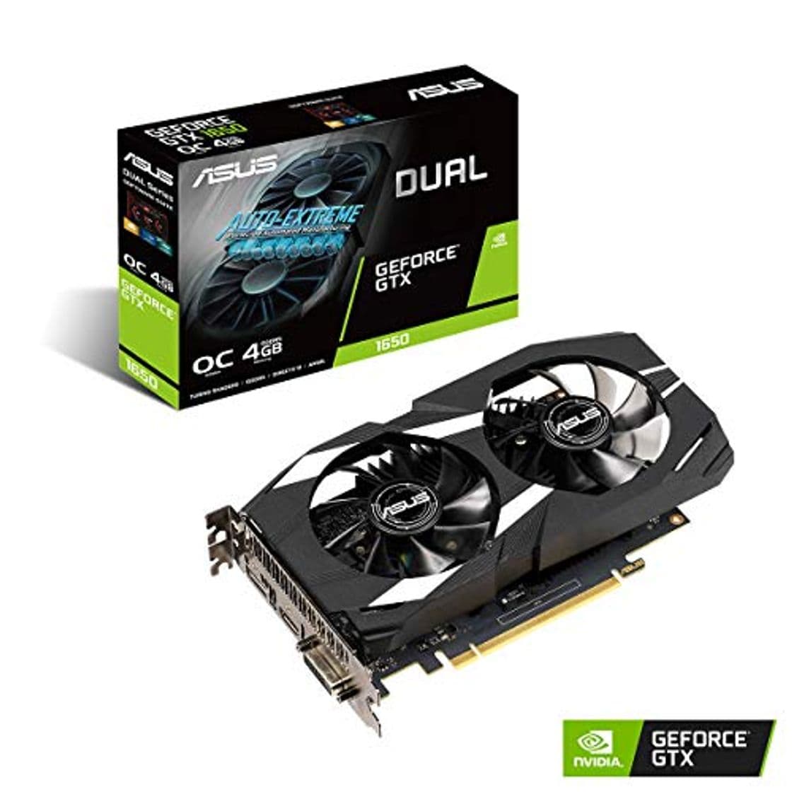 Electronic ASUS DUAL-GTX1650-O4G - Tarjeta gráfica