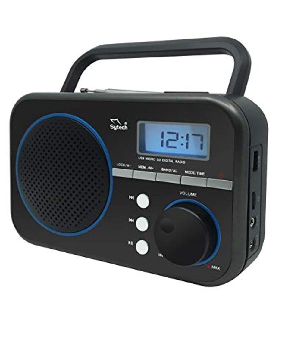 Producto Sytech SY1659NG- Radio portátil con sintonizador PLL de 2 bandas AM