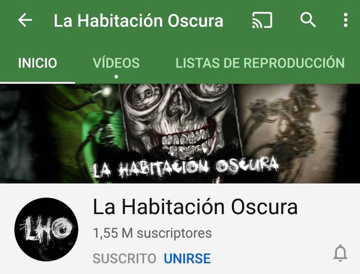 Serie Canal de La Habitación Oscura 