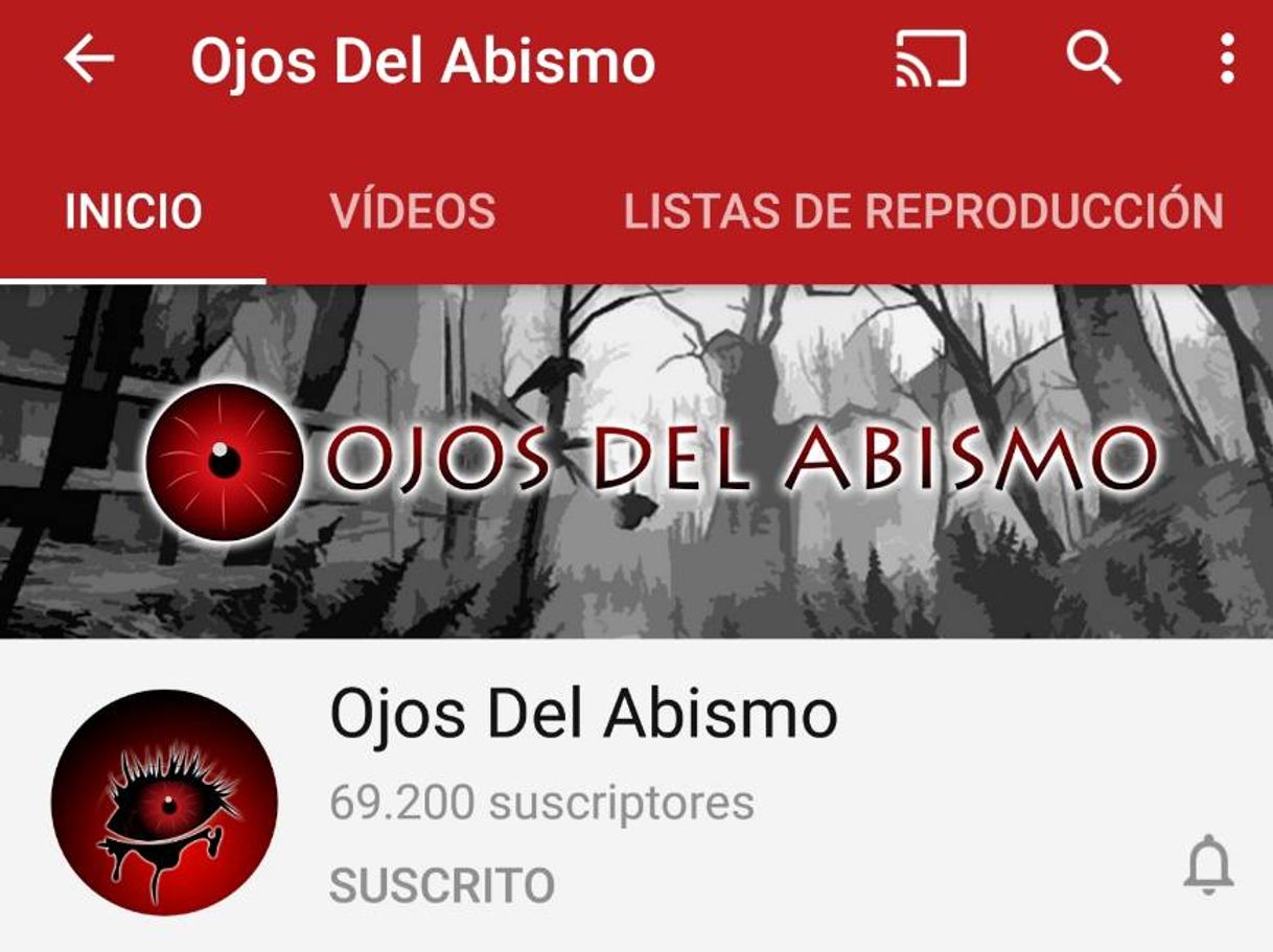 Serie Canal de Ojos del Abismo