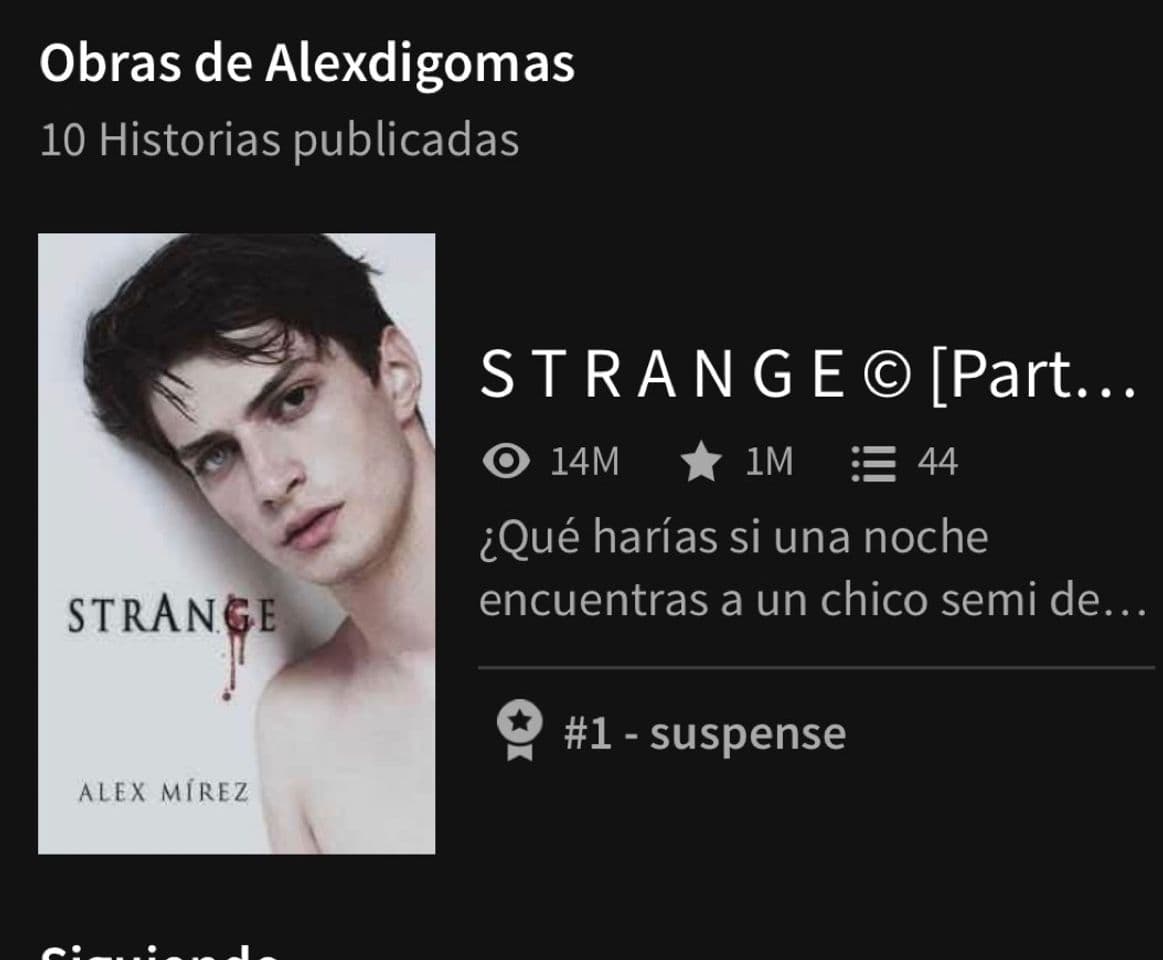 Libro STRANGE